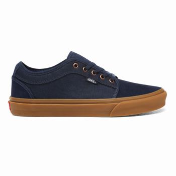 Férfi Vans Chukka Low Deszkás Cipő VA9651437 Kék